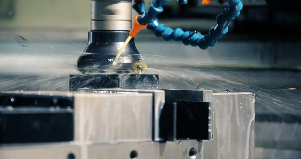 Cnc metal milling lathe machine in metal industry