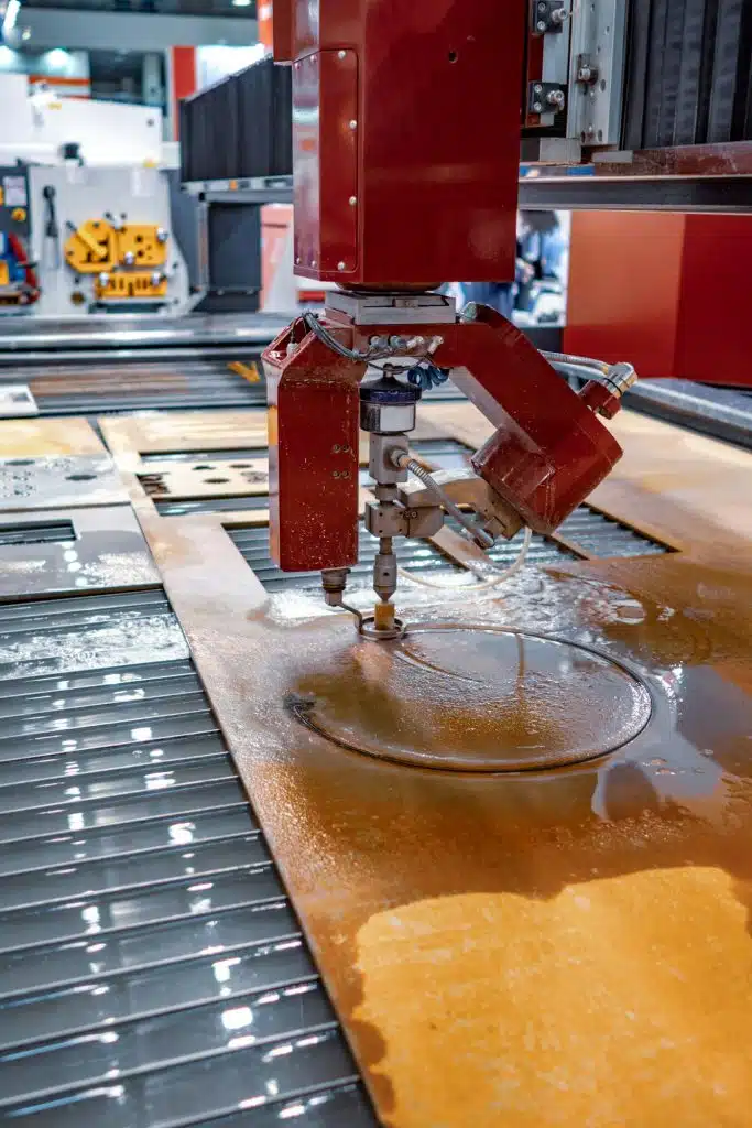 cnc water jet cutting machine