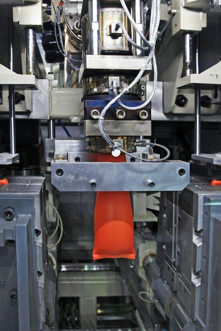 production of plastic cans