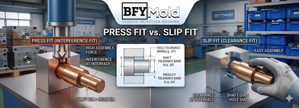 Press Fit vs Slip Fit